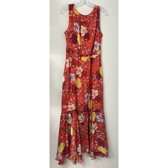 Johnny Was Jade Nidra Silk Wrap Dress Women’s Size Medium Floral (no Belt) Fairy - Picture 12 of 15